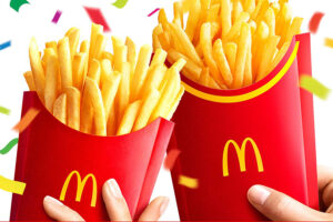 【朗報】ひるまックでポテトとドリンクがLサイズになるってまじ！？