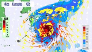 台風6号チャンミーが日本列島直撃へか 強い勢力のまま西日本・関東へ接近中で交通機関に注意